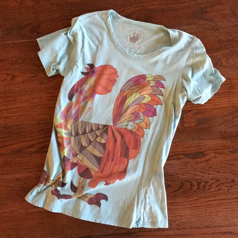 Anthropologie - Inner Child  Blue T-Shirt